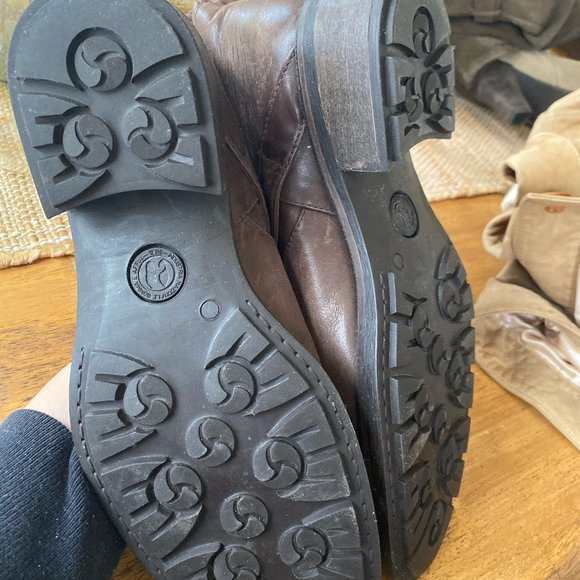 Aquatalia Genuine Leather Moto Boots - Picture 3 of 5